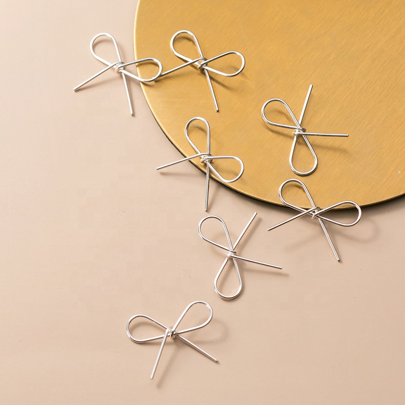 sterling silver bow connector