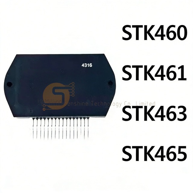 1pc STK460 STK461 STK463 STK465 Audio Power Amplifier Module New