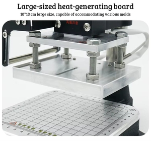 Máquina de Prensa Manual en Caliente para Grabado y Estampado de Logotipos Personalizados en Cuero, Madera y Papel - Product Image 6