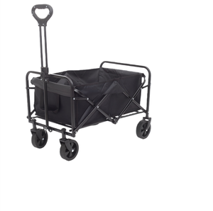 Carrello da Spiaggia Silenzioso e Pieghevole per Campeggio, Pratico Carrello da Giardino in Metallo, Carrello Portatile Pieghevole per Esterni - Product Image 2