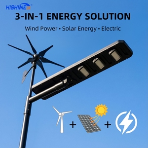 2025 yeni varış 150W All-in-One entegre güneş sokak ışık rüzgar güneş hibrid UN38.3 Certified sertifikalı IP66 SMD LED bahçe DC - Product Image 2