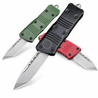 Mini couteau pliant de poche pour l'extérieur, acier inoxydable 440C, lame de 3,0 mm, manche en alliage de zinc, outil de camping multifonctionnel