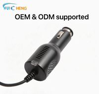 Cargador de Coche para Cámara de Salpicadero con Cable Extendido de 3.5m, Entrada de Voltaje Amplio 12V-30V a 5V 3A para DVR, GPS de Coche, Adaptador USB para Coche OEM ODM