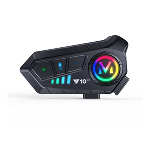 300M Intercom không thấm nước Tai nghe <span class=keywords><strong>bluetooth</strong></span> Y10 2X cho xe máy Mũ bảo hiểm với ai trợ lý giọng nói - Product Image 1