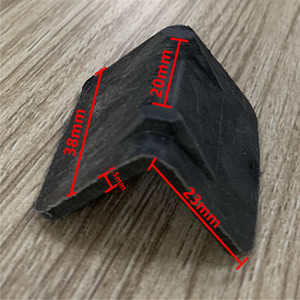 L-Shaped Pvc <b>Corner</b> <b>Protector</b> 20Mm Wide 1.5Mm Thick Cushioning Edge Guard For Packaging Protection - Product Image 1