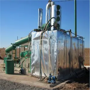 Oil Regeneration PLC Automatic Used Engine Motor Oil Recycling To Diesel Regeneration Machine