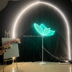 Arco de Camino LED con Cuentas de Cristal de Perfección SUAVE - Luz de Árbol de Metal Brillante para Bodas, Eventos, Salones de Fiesta - Product Image 5