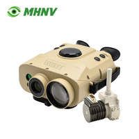 MH-C640 1-4X Teropong Multifungsi Genggam dengan Pencitraan Termal dan Visibel yang Didinginkan, Dilengkapi Pengukur Jarak Laser, GPS, dan Kompas