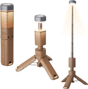 Đèn cắm trại dạng ống lồng Đèn lồng cắm trại Đèn <span class=keywords><strong>led</strong></span> làm việc có thể sạc lại có chân đế Đèn pin di động để đi bộ, cắm trại, câu cá - Product Image 5