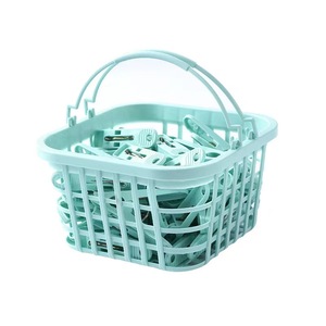 30pcs Plastic Clothes Pins Drying <b>Clips</b> Windproof Clothes <b>Clips</b> Small Clothes Pegs With Basket Large Hanger <b>Clips</b> - Product Image 1