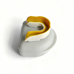 واقي فم رياضي مريح بتصميم طبقتين، واقي أسنان ممتص للصدمات للملاكمة والفنون القتالية المختلطة والفنون القتالية - Product Image 5