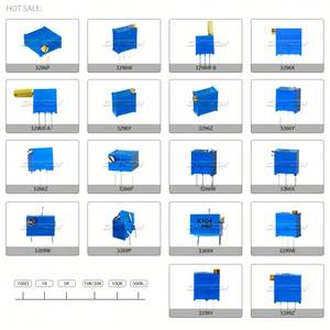 Potentiomètre de réglage carré SMD 3224W d'origine 101E 103E 501E 1K 2K 5K 10K 20K 50K Ohm 3224 Résistances variables à montage en surface - Product Image 4