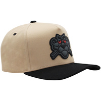 Gorra Ajustada Personalizada de Alta Calidad Gorras OEM de 5 Paneles Estilo Camionero Yu Poong Gorra Pantera Parche de PVC Gorras de Béisbol Deportivas Estilo Camionero