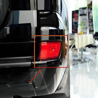 Sistema de Iluminación LED Rojo de Lujo para Automóviles YBJ, Luz Trasera de Parachoques y Luz Antiniebla para Land Cruiser PRADO FJ120 2003-2009