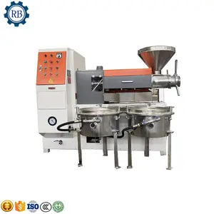 Commercial cotton seed olive coconut cold hot filter oil screw press extraction machine