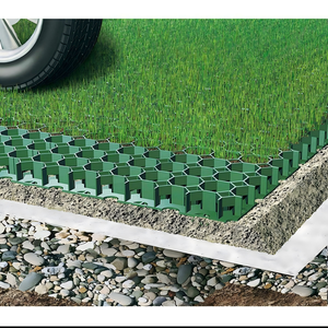Dalles alvéolaires en plastique HDPE pour gazon, remplacement de l'asphalte et du <span class=keywords><strong>béton</strong></span> pour parkings, allées et voies de circulation, perméables, résistantes à la charge et anti-érosion - Product Image 2