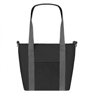 Sac fourre-tout tendance en toile souple et portable, personnalisable, avec fermeture éclair, sac à bandoulière pour femmes, toutes saisons, vente chaude - Product Image 2