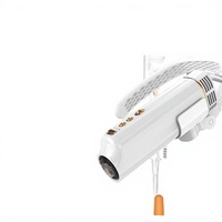 Sèche-cheveux pour animaux de compagnie à moteur sans balais 110000 tr/min OEM ODM, 240g, ions négatifs, 65dB, silencieux, mains libres, pour le cou, chien et chat