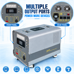 3000W 2500Wh LiFePO4 Portable Power Station Fast Charging Solar Generator For Home Backup Outdoor Emergency Power Supply