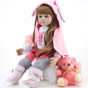 ตุ๊กตาเด็กทารกผ้าเนื้อนุ่มเห<span class=keywords><strong>ม</strong></span>ือนจริง ลิ<span class=keywords><strong>ฟ</strong></span>เรบอร์น แฟชั่น ตุ๊กตาเจ้าหญิงเอลซ่า ซิลิโคน ทารกแรกเกิด - Product Image 3