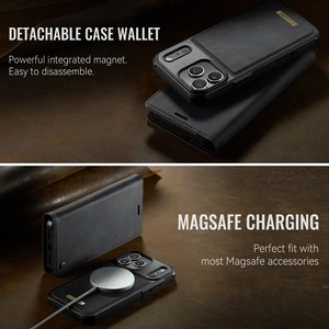 Étui portefeuille magnétique en cuir pour <span class=keywords><strong>iPhone</strong></span> 17 Pro Max 16 15 14 Plus 13 12 11 avec chargement sans fil et compartiments pour cartes - Product Image 5