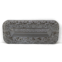 Blocs de verre décoratifs, briques, pièces suspendues, motif de ligne d'eau qui coule, briques de verre à fusion à chaud, pendentif pour cloisons, murs