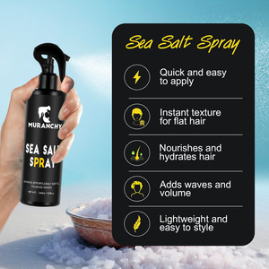 Spray de sal marina personalizado ligero de fijación fuerte de etiqueta privada Spray de fijación de sal marina orgánica para el cabello - Product Image 2