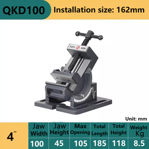 Étau de <span class=keywords><strong>perceuse</strong></span> QKD100 avec angle réglable, étau inclinable 100 mm <span class=keywords><strong>pour</strong></span> <span class=keywords><strong>perceuse</strong></span> et fraiseuse - Product Image 2