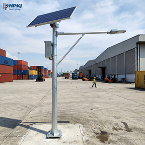 Lampadaire solaire IP65 avec panneau solaire séparé pour projet d'éclairage routier - Product Image 2