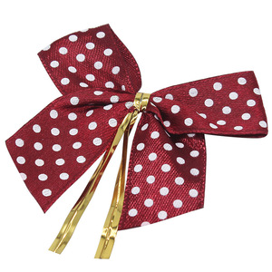 Butterfly <b>Bow</b> <b>Gift</b> Ribbons Polyester Solid Color Wedding Decoration DIY Craft Supplies Customizable Logo Printing - Product Image 5