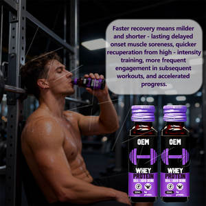 חלבון מי גבינה נוזלי בהתאמה אישית במחיר הטוב ביותר לשיקום אנרגיה מהיר ותמיכה בשרירים תוסף תזונה חלבון מי גבינה נוזלי - Product Image 6