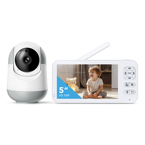 Video <strong>Babyphone</strong> Without WiFi 720P Resolution 5-inch Screen Night Vision &amp; Two-Way Audio - Product Image 1