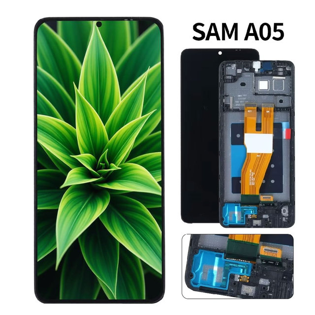 Wholesale Mobile Phone LCD Screen with Frame for Samsung Galaxy A05 Display Digitizer Replacement Parts Lcd Display