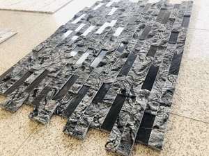 Amarelo da cultura da slate, pedra empilhada, painel da parede exterior - Product Image 6