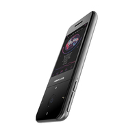 Hbnkh Logo personnalisé populaire emballage lecteur de musique Mp3 avec bouton tactile fonction micro enregistrement lecteur Mp4 numérique