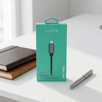 3M 3A Cable de carga rápida USB tipo C Datos en ángulo de 90 grados Chaqueta de nailon delgada plana para cámara de teléfono móvil y computadora