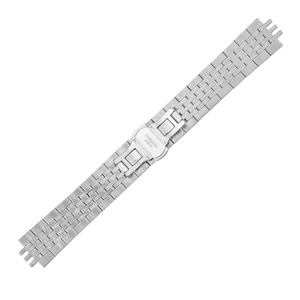 สายนาฬิกาโลหะโทนสีเงิน สายรัดข้อมือแบบถักสำหรับใส่ลำลองในธุรกิจ - Product Image 3