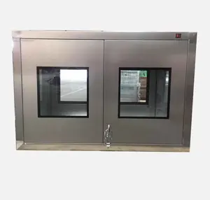 Ginee Medical hospital hot sale best cheap clean room pass box great price stainless metal