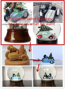 <span class=keywords><strong>Stelle</strong></span> del cinema e souvenir dei cartoni animati dai produttori personalizzabili in resina artigianale globo di neve con luci musicali - Product Image 3