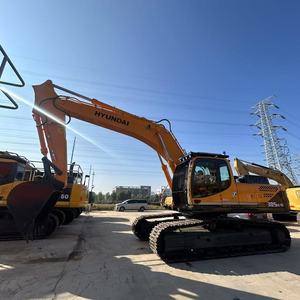 รถขุดไฮดรอลิกแบบตีนตะขาบ Hyundai 305 LC-9T ปี 2022 มือสอง ขนาด 30 ตัน เครื่องยนต์ดีเซล พร้อมเกียร์ ปั๊ม มอเตอร์ ความจุบุ้งกี๋ 1.34 เมตร สำหรับวิดีโอ - Product Image 2