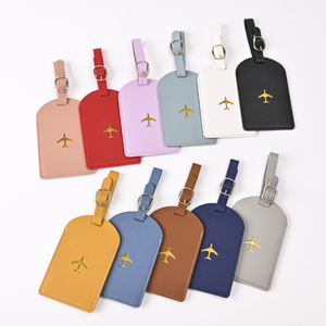 ชุดที่ใส่หนังสือเดินทางหนังสีฟ้าพร้อมโลโก้สีทองปลอกจัดระเบียบสไตล์แฟชั่นและป้ายกระเป๋าเดินทางสำหรับนักเดินทาง - Product Image 3