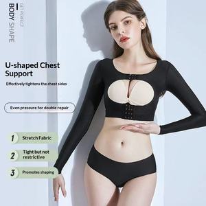 <span class=keywords><strong>Corset</strong></span> de compression post-opératoire pour la poitrine et le bras, pour la liposuccion, vêtement de modelage corporel à forte pression - Product Image 5