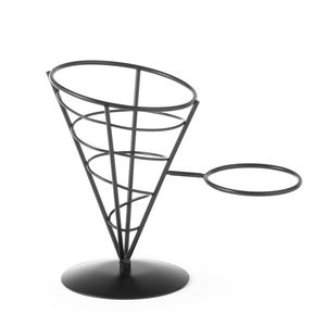 HENDI Vassoio da portata 210x110x(H)172mm con porta patatine e salsiera, resistente e pratico per servire - Product Image 1