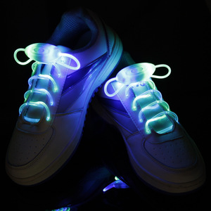 Tali sepatu <span class=keywords><strong>LED</strong></span> menyala 8 warna, tali sepatu untuk olahraga luar ruangan, lari malam atau pesta, tali sepatu <span class=keywords><strong>LED</strong></span>