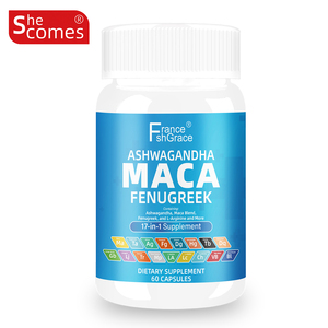 Complément alimentaire Shecome Maca, pilules pour l'agrandissement du pénis, Ashwagandha, soutien énergétique, 60 capsules de Maca pour la vitalité masculine - Product Image 4