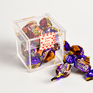 Vente en gros <span class=keywords><strong>de</strong></span> boîte à bonbons en acrylique avec couvercle pour le rangement ou la décoration <span class=keywords><strong>de</strong></span> fêtes <span class=keywords><strong>de</strong></span> mariage - Product Image 5
