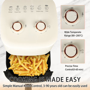 MLD <span class=keywords><strong>Friteuse</strong></span> à air électrique carrée moderne et classique 6L, manuelle, sans huile, économe en énergie, cuisson rapide, multifonctionnelle, rôtissage réglable - Product Image 5