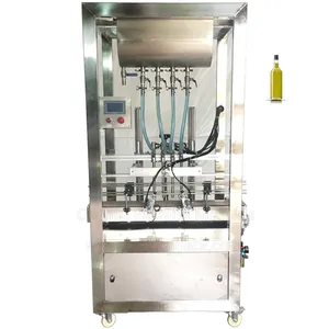 Línea automática de alta velocidad de la máquina de rellenar del aceite de cocina máquina de rellenar del aceite de cacahuete para el aceite de oliva