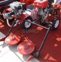 Tracteur de marche tondeuse à disques mini petite tondeuse à disques rotative pour tracteur manuel