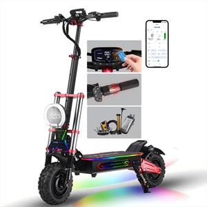 Scooter Eléctrico Boyueda S5 6000W con NFC, Motor Dual Inteligente, Plegable, de Alto Rendimiento, Disponible en Almacenes de la UE y EE. UU. - Product Image 1